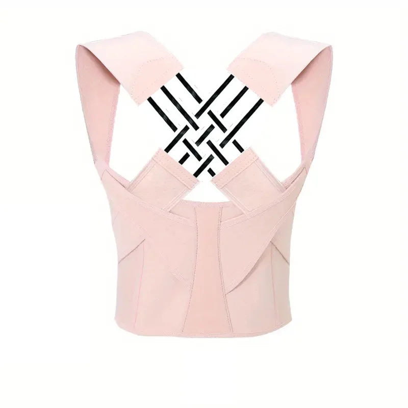 Adjustable Posture Brace for Comfortable Back Support