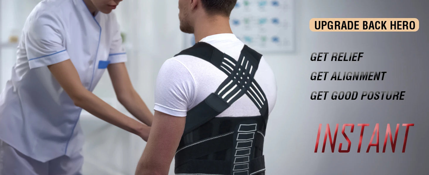 Adjustable Posture Corrector for All-Day Comfort