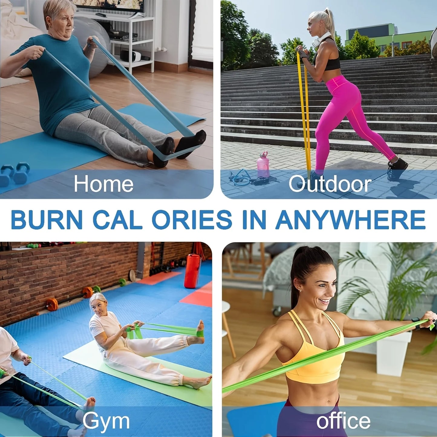 Yoga Resistance Band Set Yoga Resistance Band Set