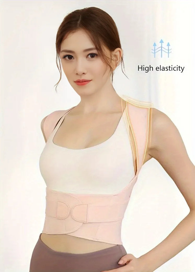 Adjustable Posture Brace for Comfortable Back Support