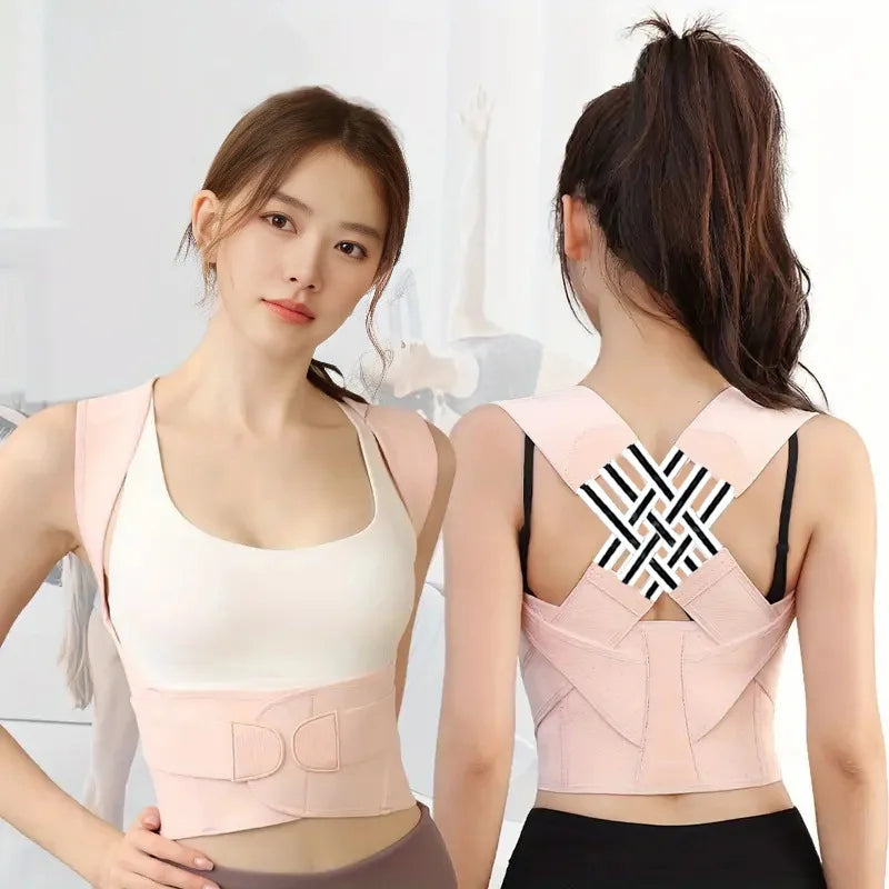 Adjustable Posture Brace for Comfortable Back Support