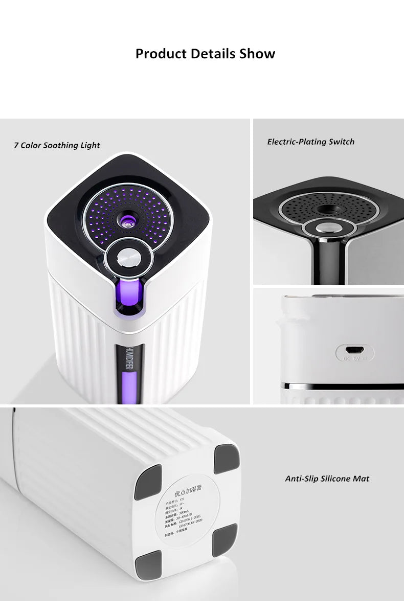 Air Humidifier Ultrasonic Smart Diffuser Humidifiers
