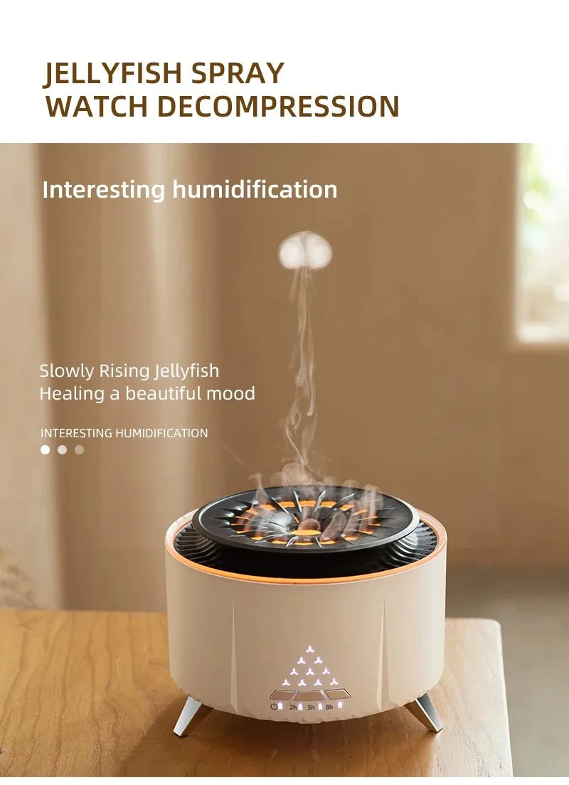 Large Room Jellyfish Oil Diffuser:Cool Design & Aromatherapy