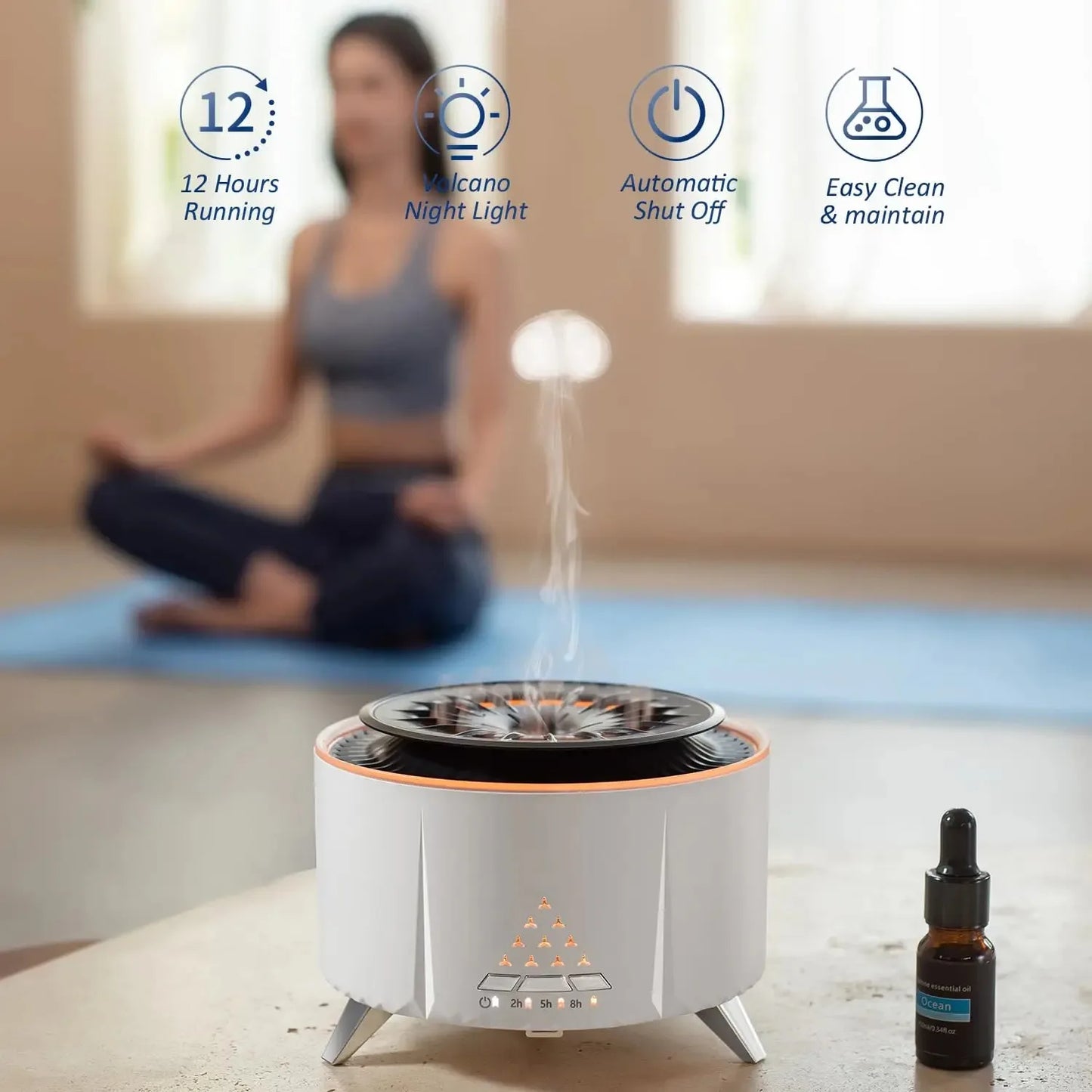 Large Room Jellyfish Oil Diffuser:Cool Design & Aromatherapy
