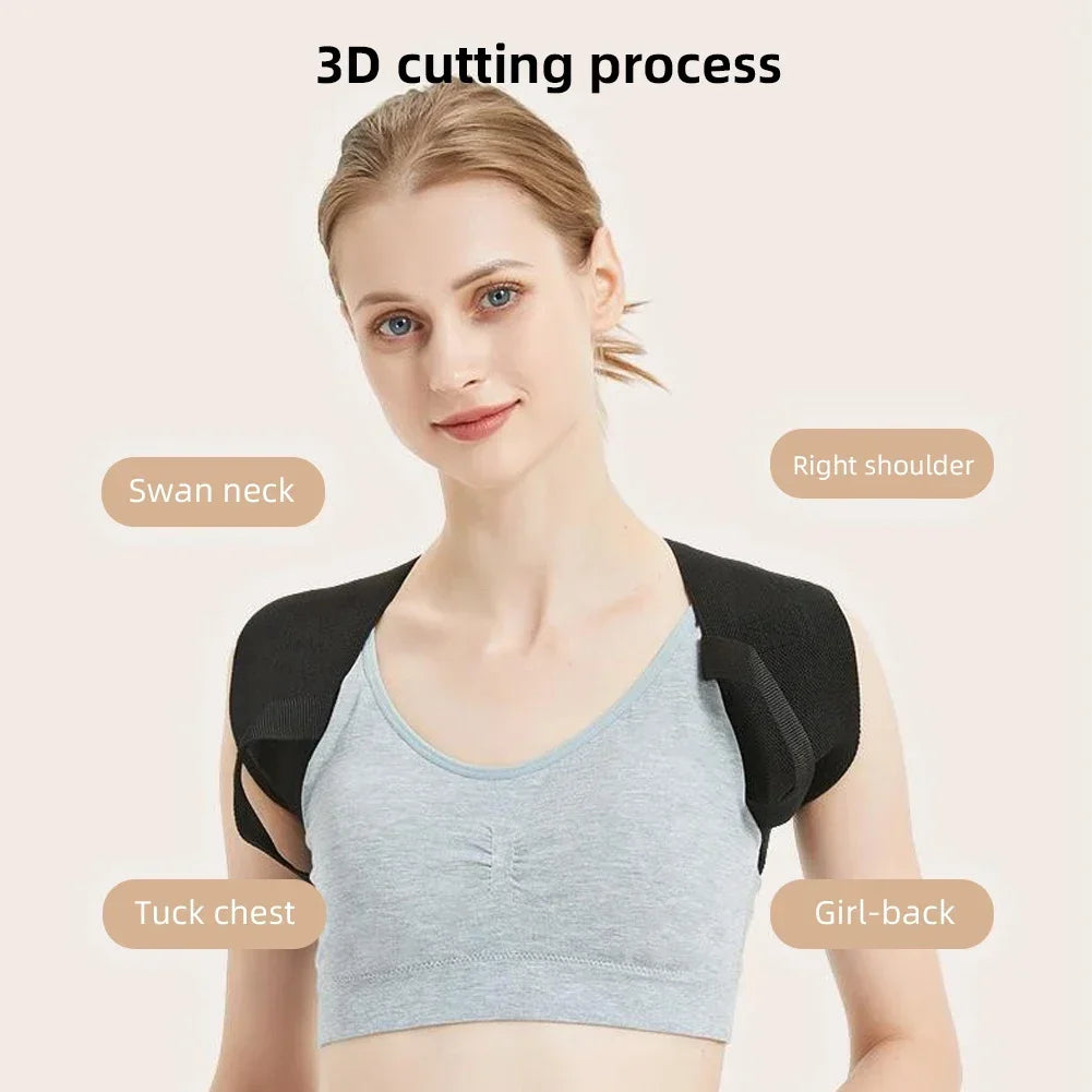 Adjustable Back Brace: Comfort & Alignment Posture Support