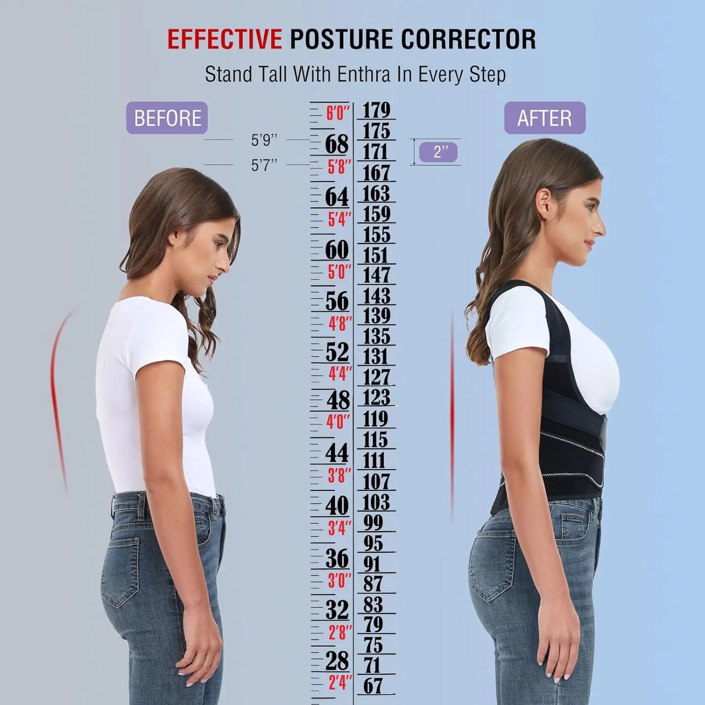 Adjustable Posture Corrector for All-Day Comfort