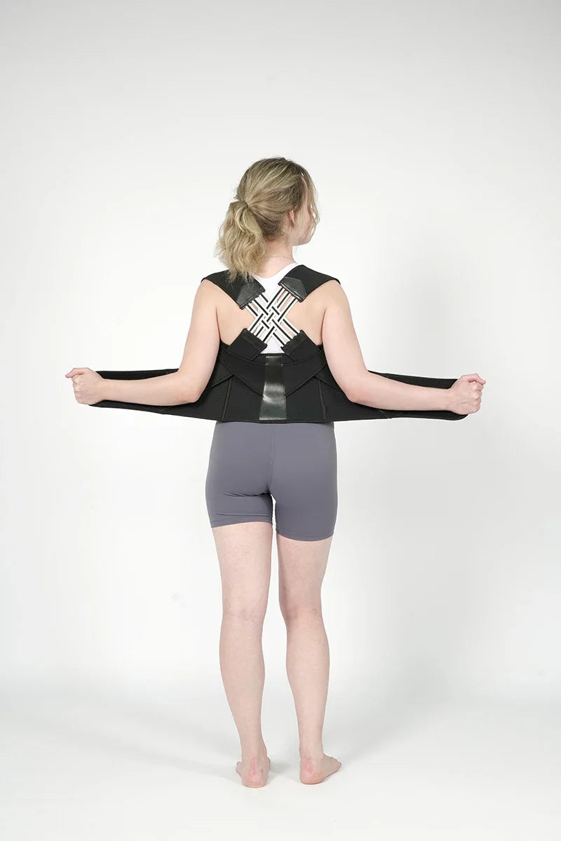 Adjustable Posture Brace for Comfortable Back Support