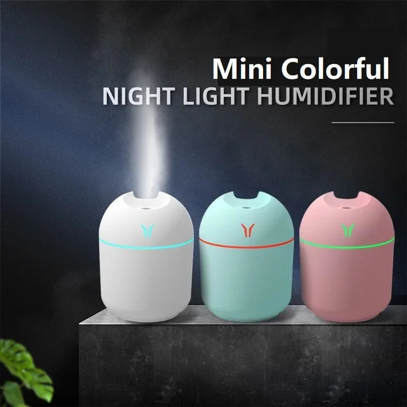 USB Mini Air Humidifier & Essential Oil Diffuser for Home
