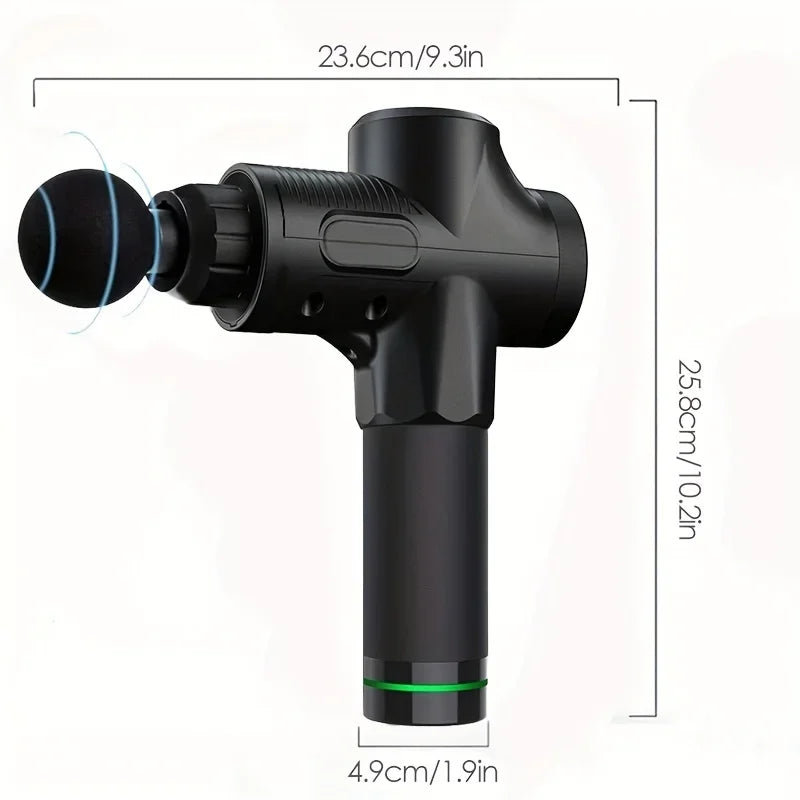 Deep Tissue Massage Gun with LCD Display for Optimal Muscle
