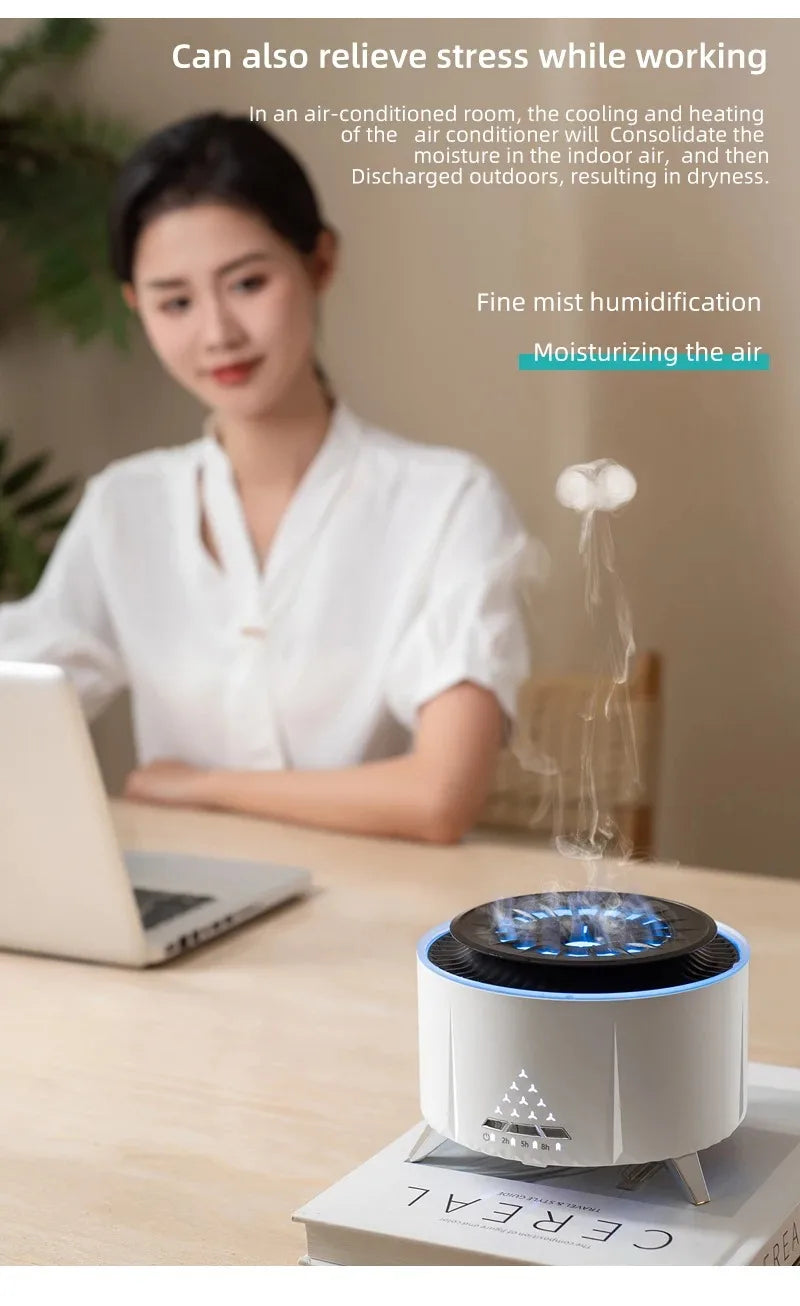 Large Room Jellyfish Oil Diffuser:Cool Design & Aromatherapy