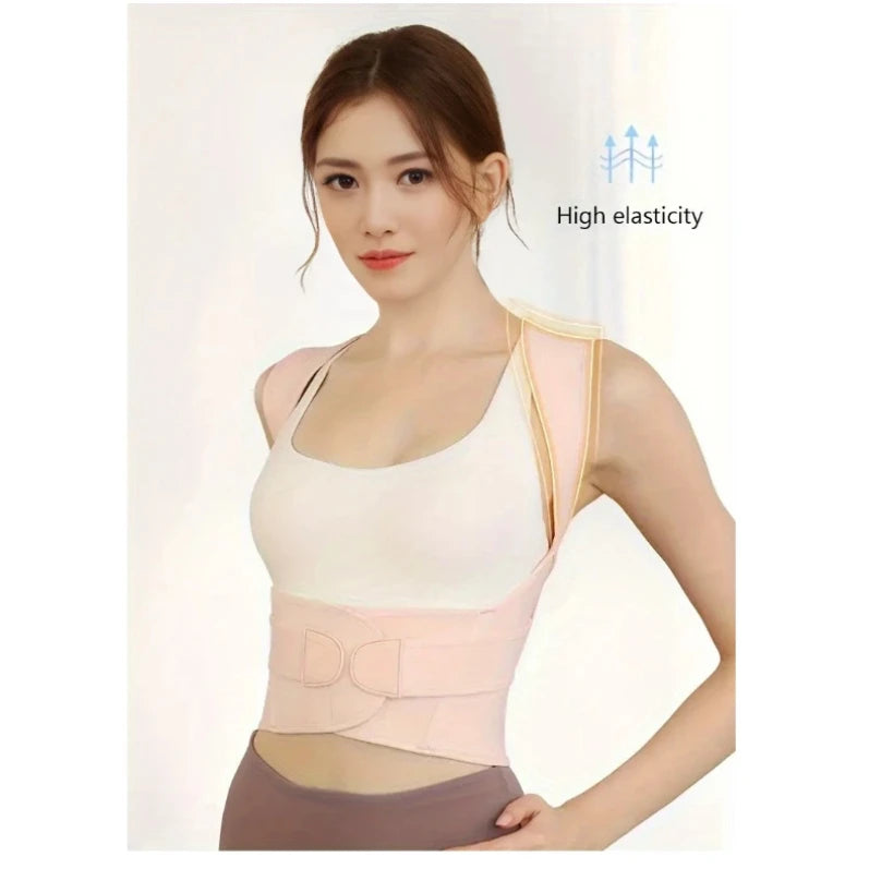 Adjustable Posture Brace for Comfortable Back Support