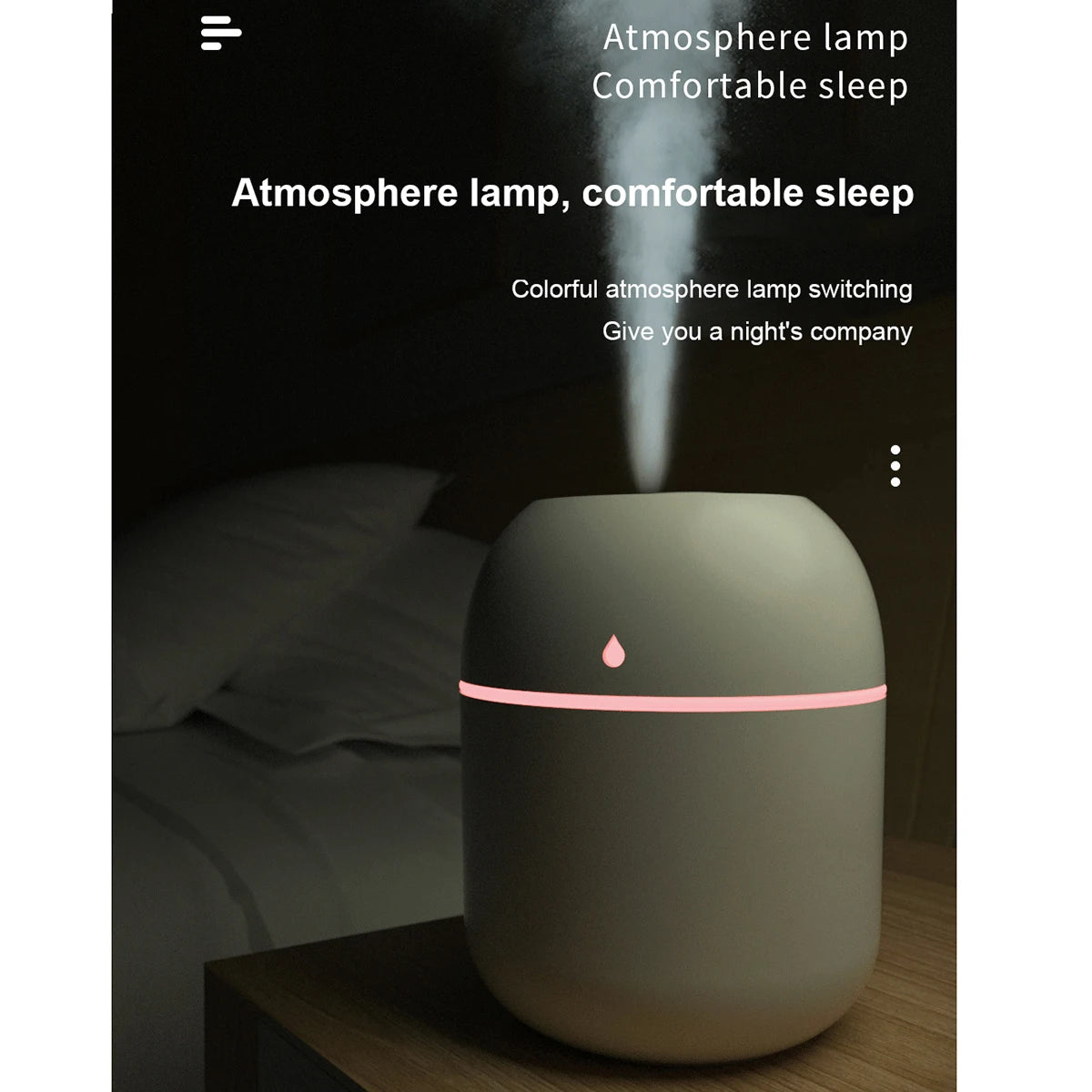 USB Mini Air Humidifier & Essential Oil Diffuser for Home