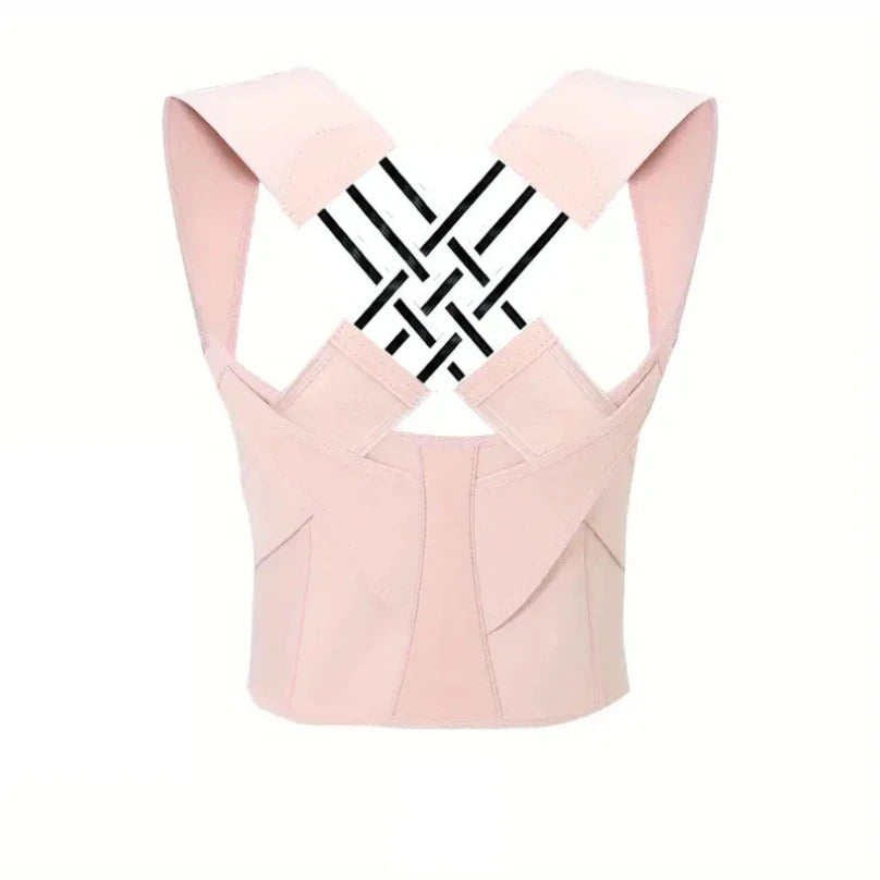 Adjustable Posture Brace for Comfortable Back Support