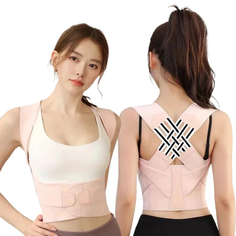 Adjustable Posture Brace for Comfortable Back Support