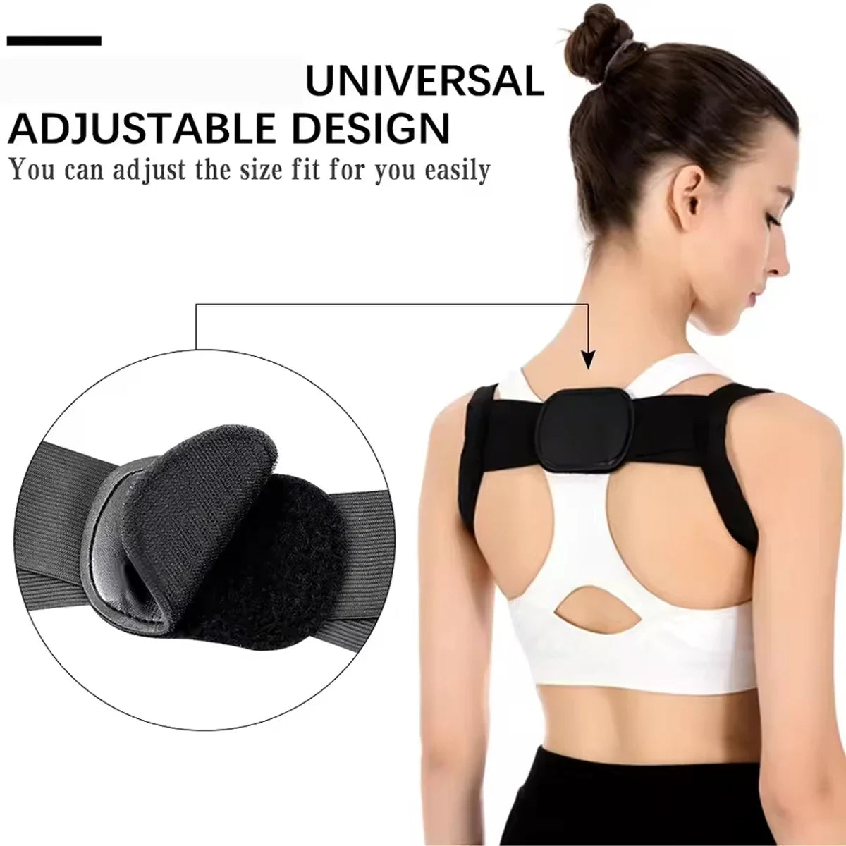 Back Posture Corrector Belt Adjustable Shoulder