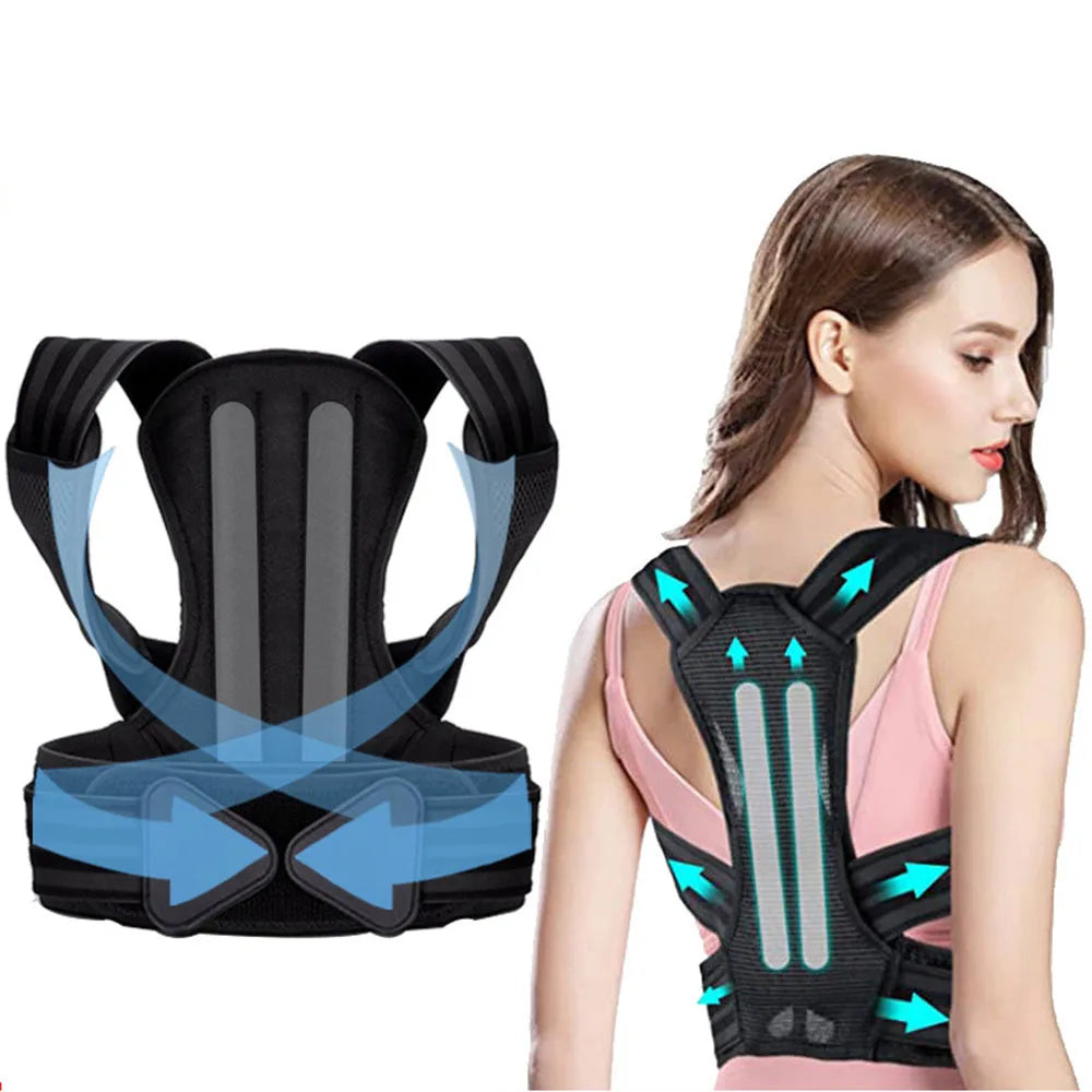 Back Brace for Posture Adjustable and Comfortable