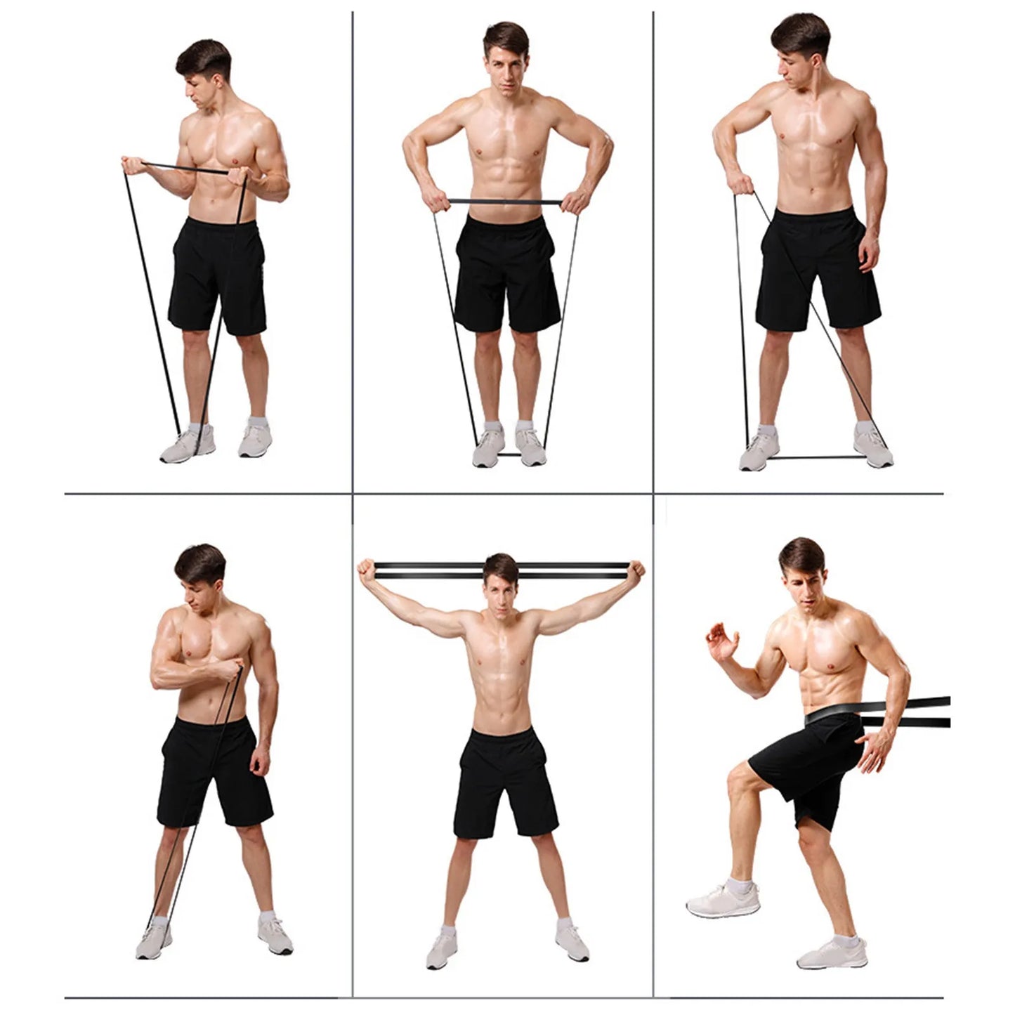Resistance Bands Exercise Elastic Workout