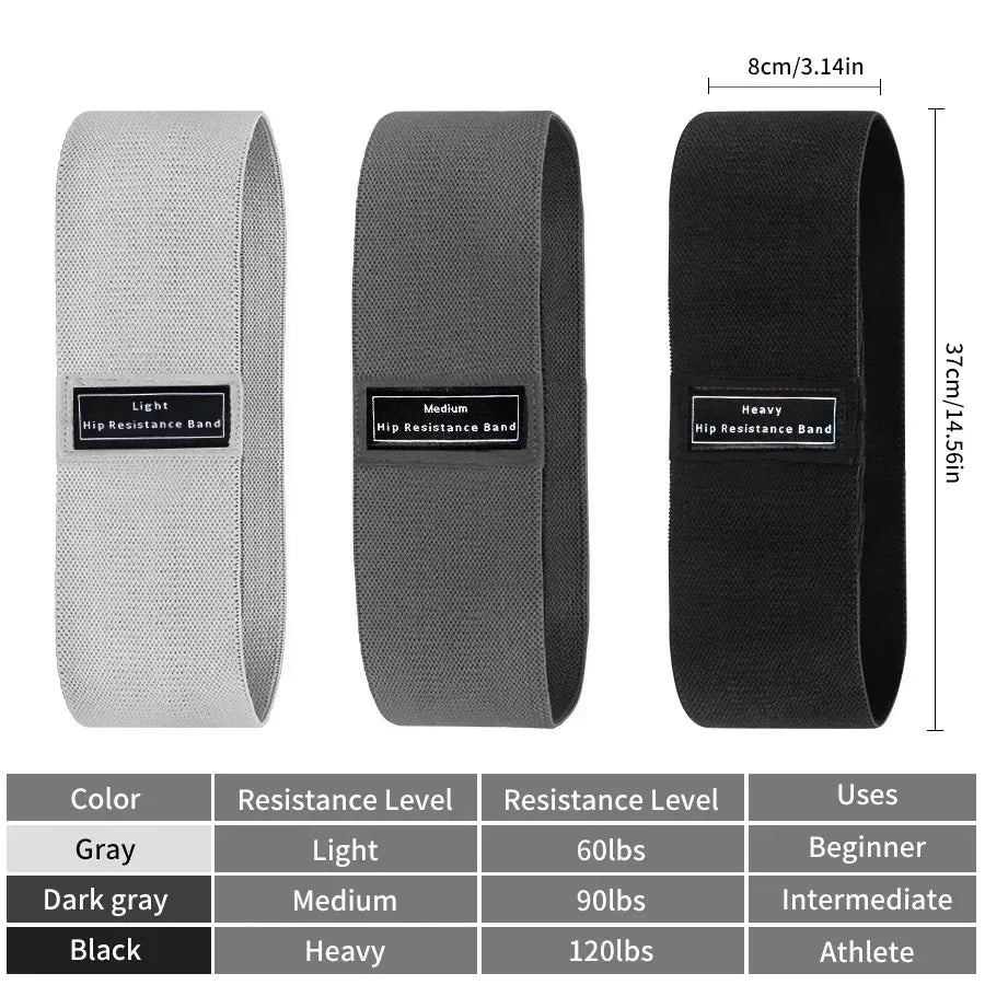 Fabric Workout Bands for Women & Men