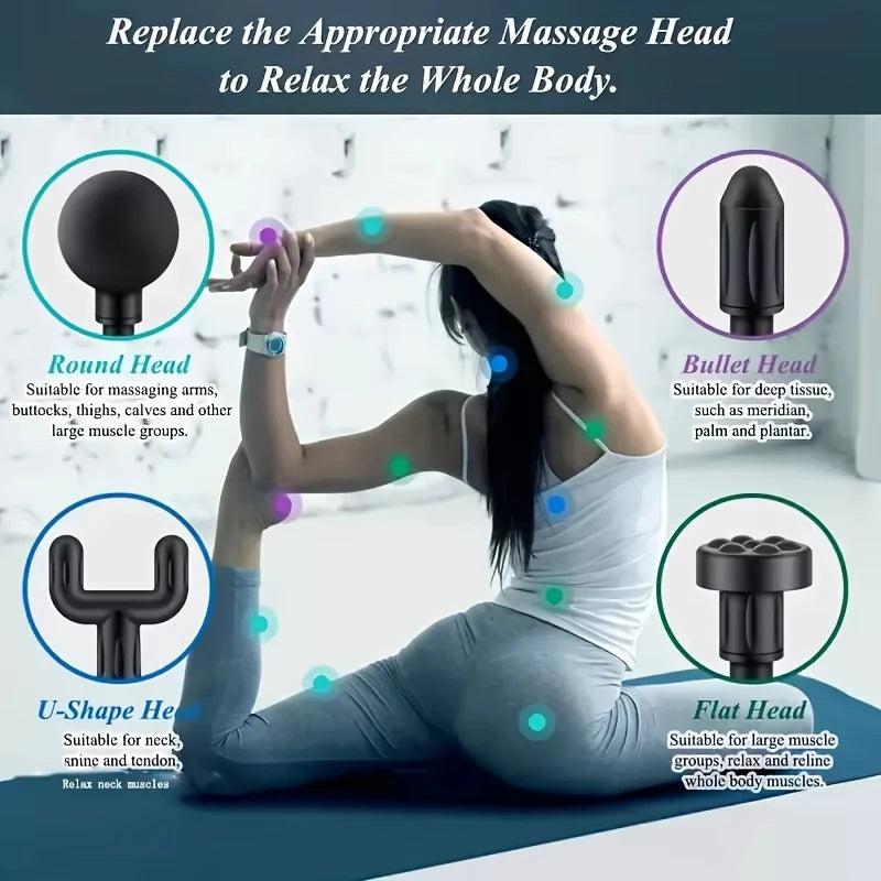 Deep Tissue Massage Gun - Electric Percussion Therapy Tool