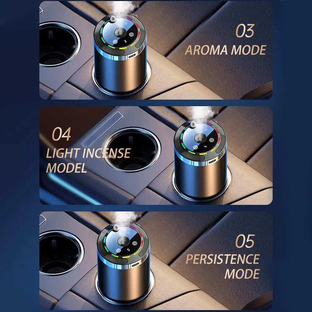 Car Aromatherapy Diffusers 5 Modes Car Humidifier Diffuser