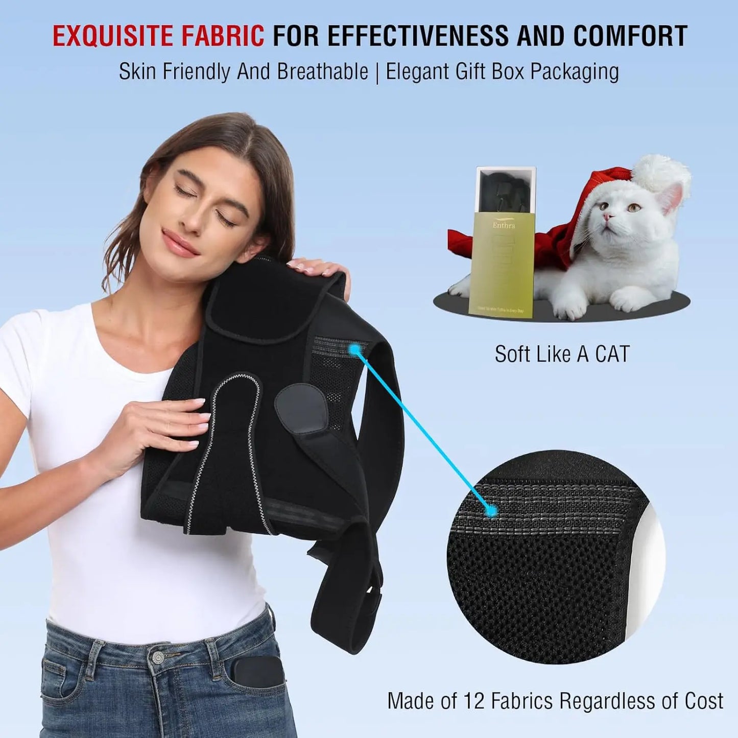 Adjustable Posture Corrector for All-Day Comfort
