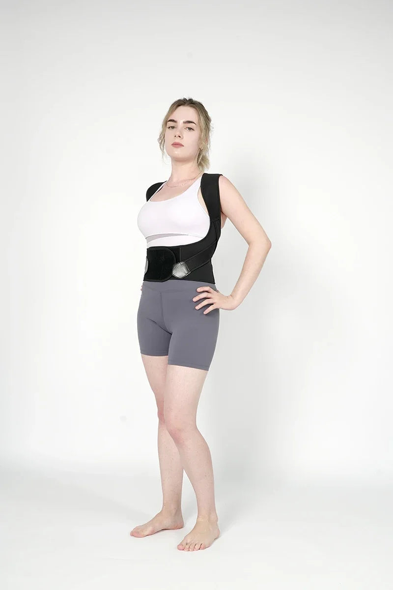 Adjustable Posture Brace for Comfortable Back Support