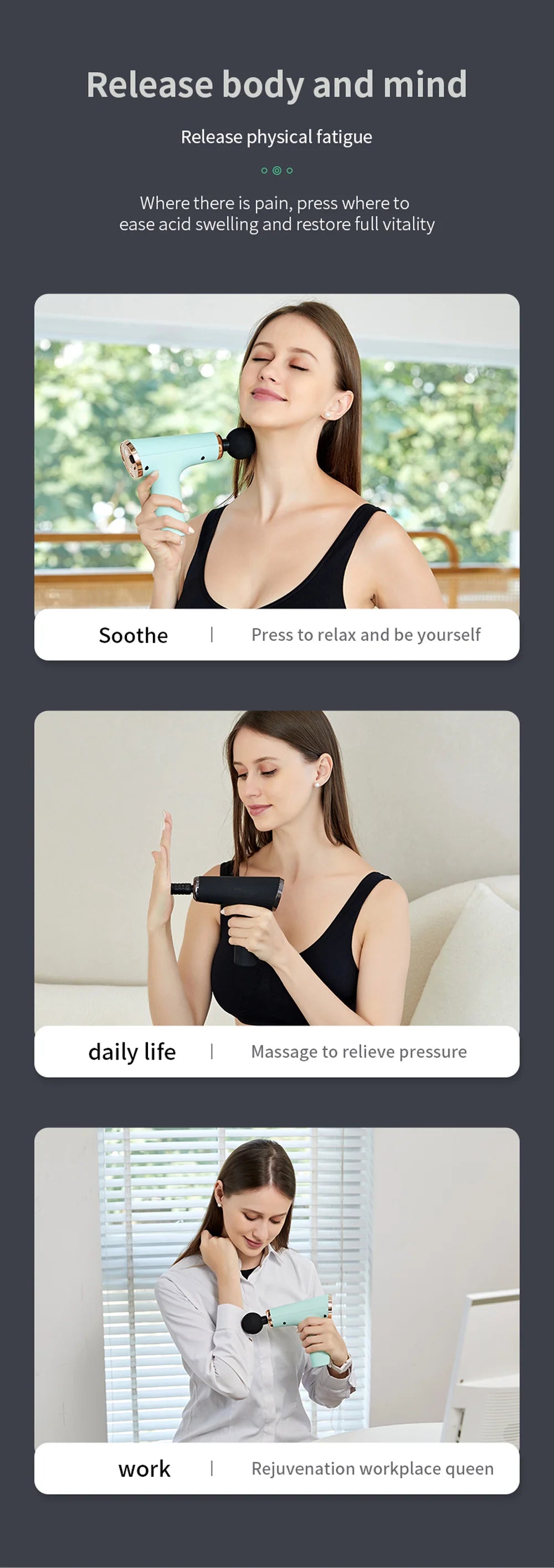 Deep Tissue Neck Massager - Precision Relief for Muscle Knot