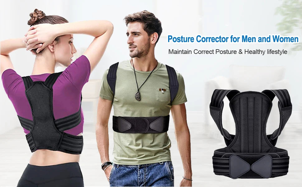 Back Brace for Posture Adjustable and Comfortable