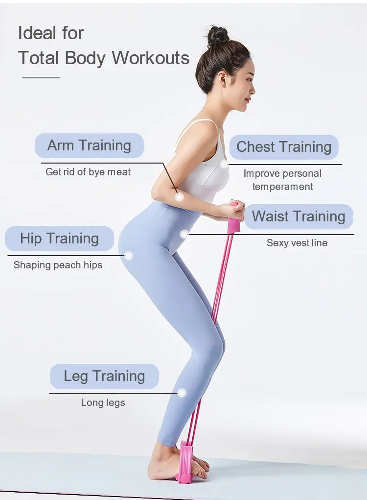 Elastic Fitness Bands For Sports Exercises