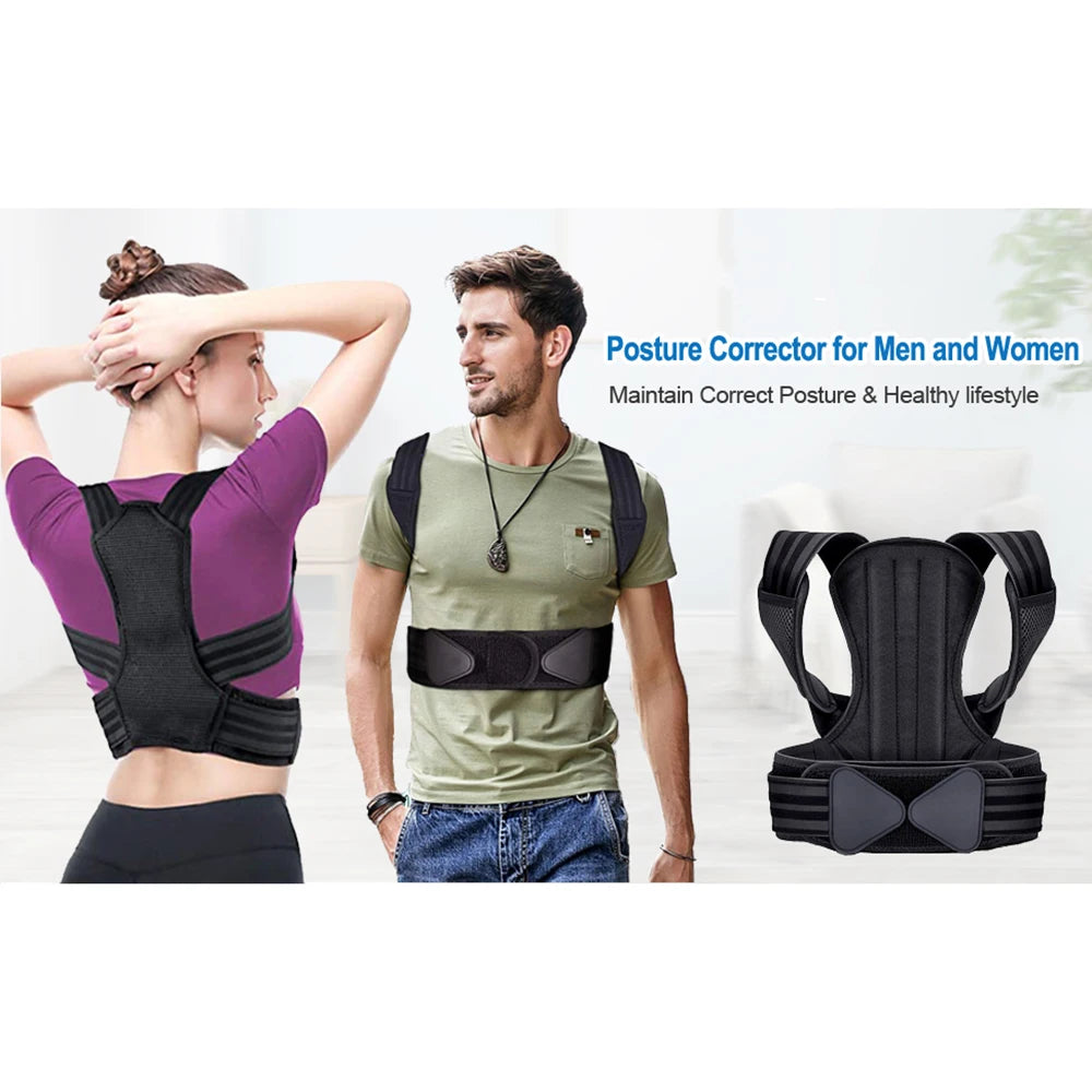 Back Brace for Posture Adjustable and Comfortable