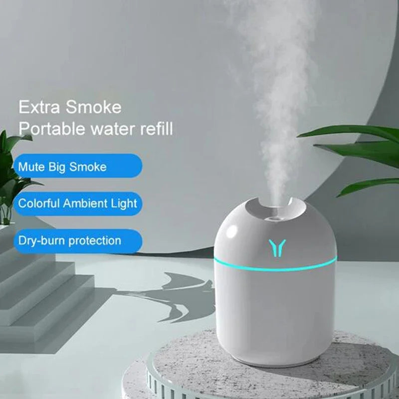 USB Mini Air Humidifier & Essential Oil Diffuser for Home
