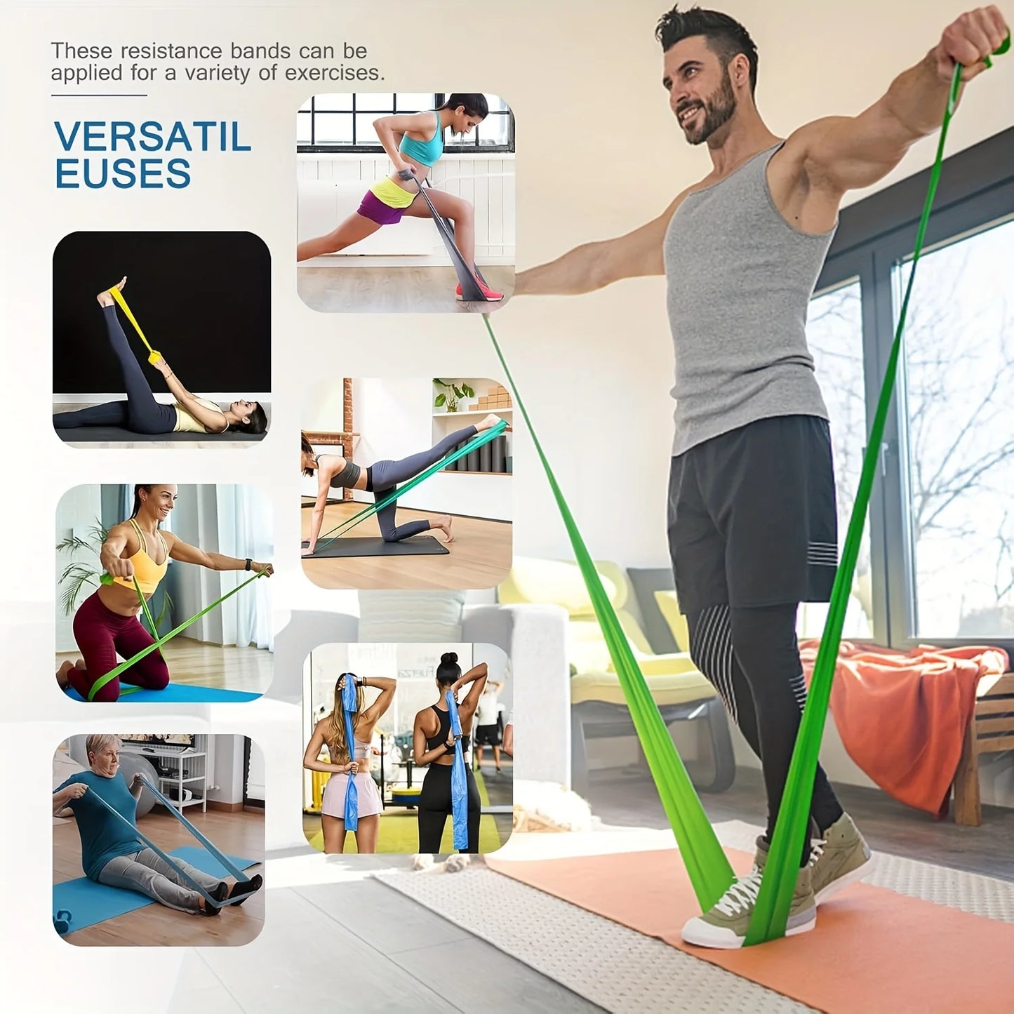 Yoga Resistance Band Set Yoga Resistance Band Set