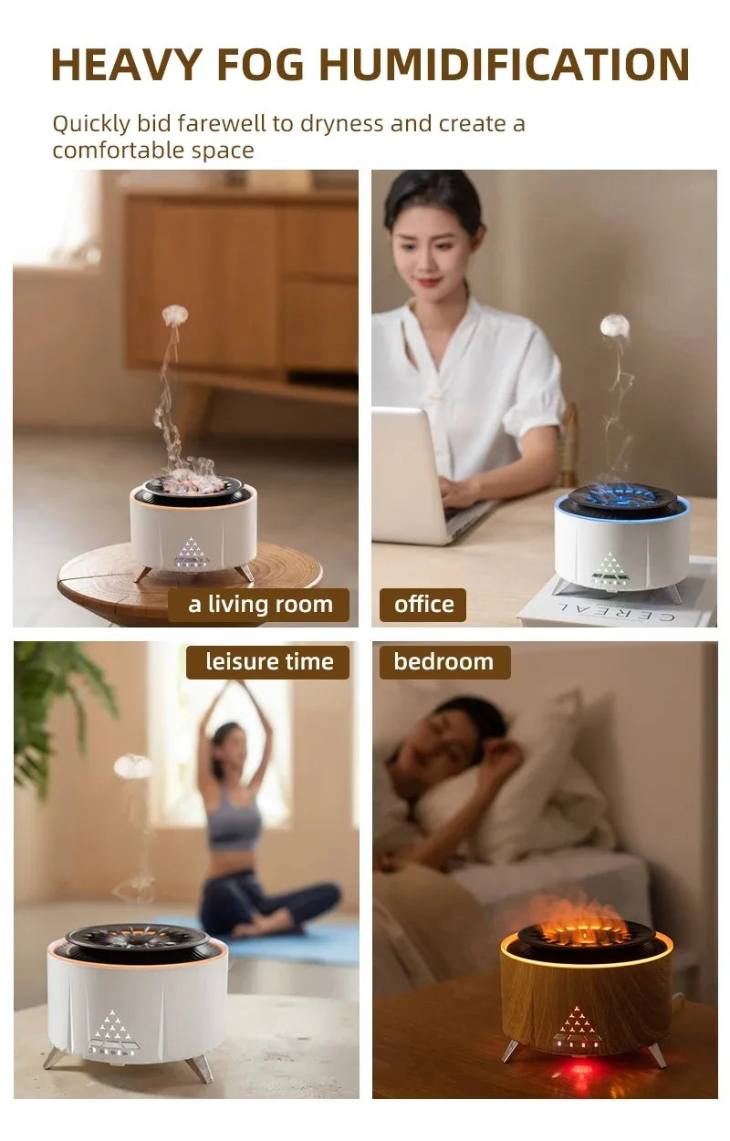 Large Room Jellyfish Oil Diffuser:Cool Design & Aromatherapy