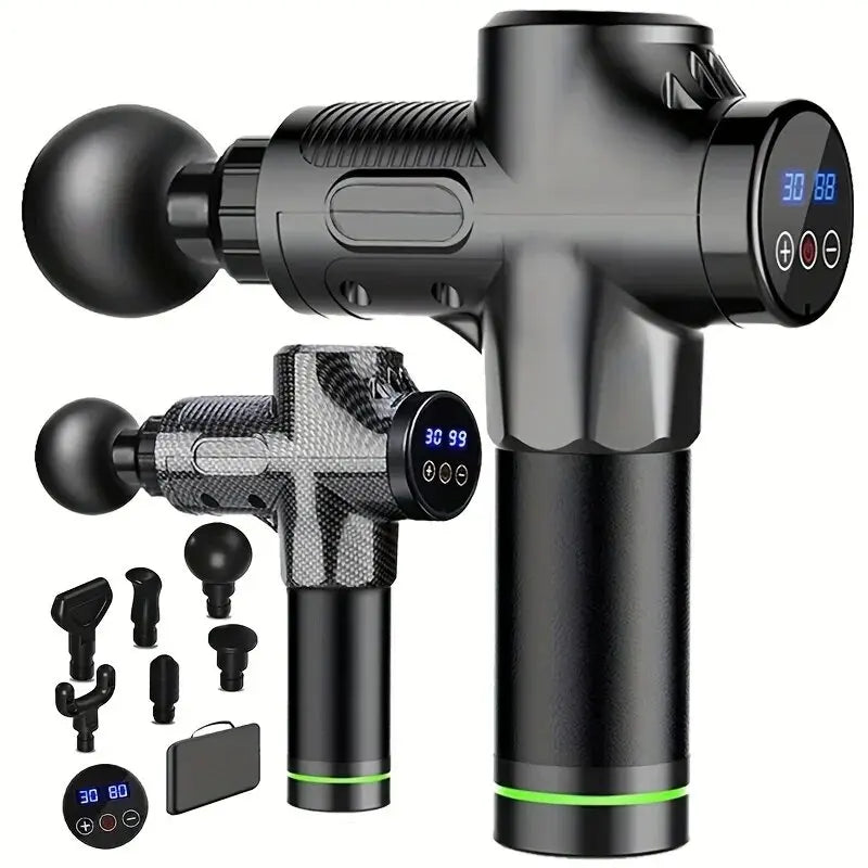 Deep Tissue Massage Gun with LCD Display for Optimal Muscle