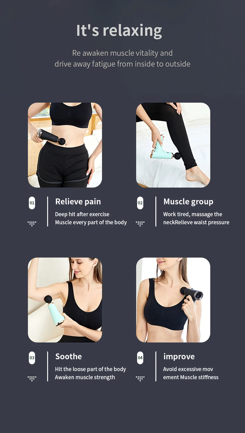 Deep Tissue Neck Massager - Precision Relief for Muscle Knot