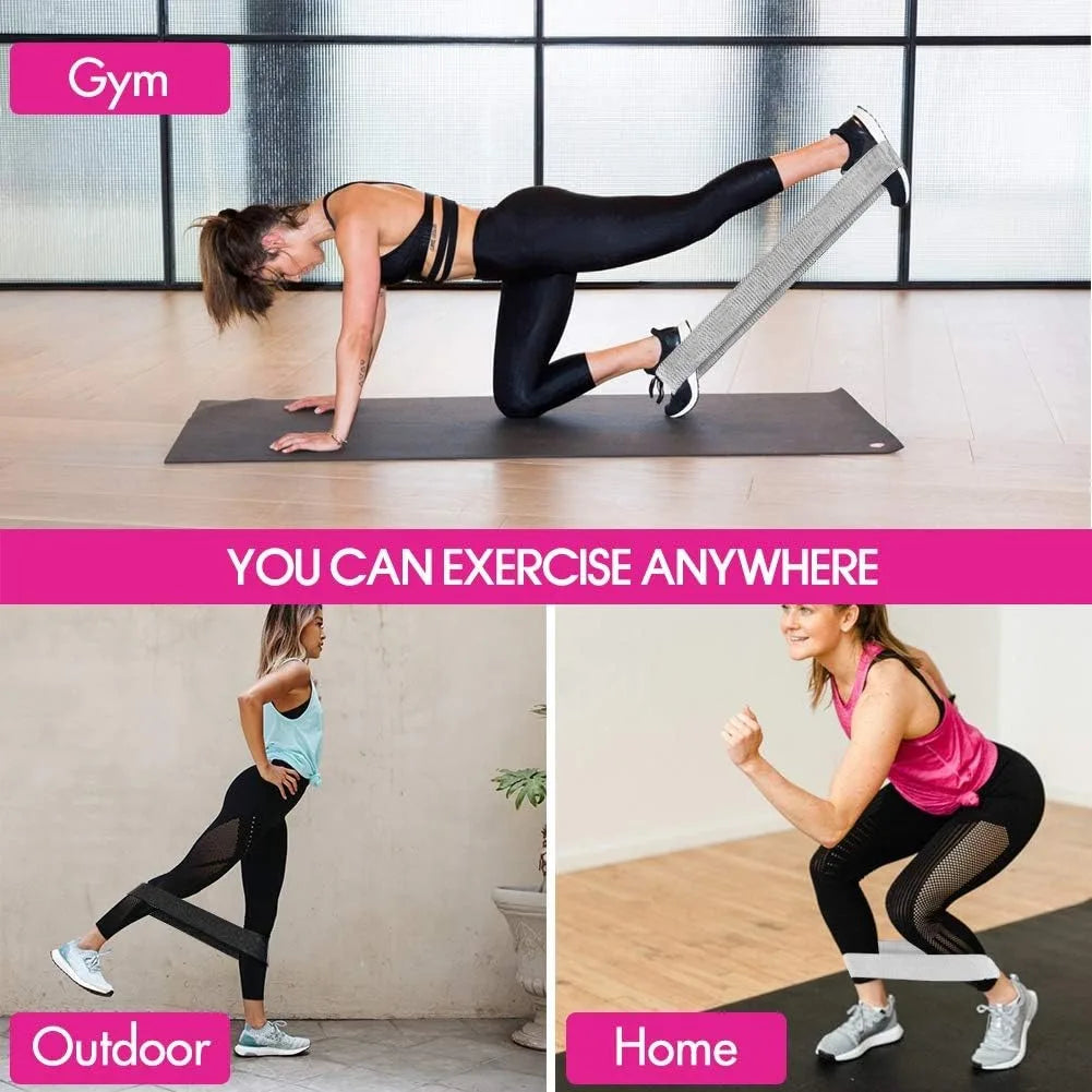 Fabric Workout Bands for Women & Men