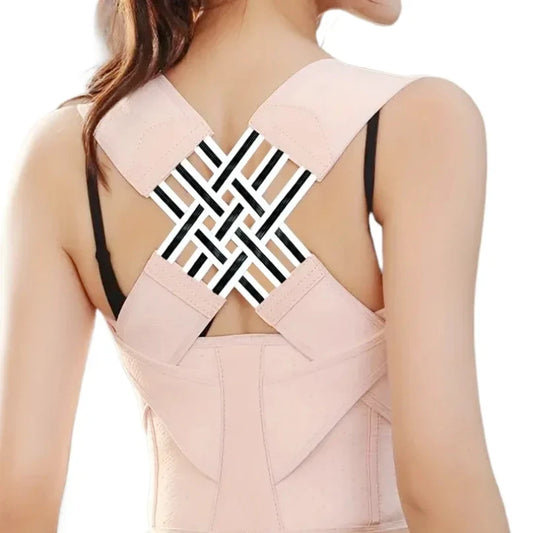 Adjustable Posture Brace for Comfortable Back Support