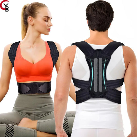 Back Brace for Posture Adjustable and Comfortable